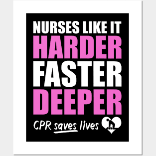 Nurses Like It Harder Faster Deeper Posters and Art